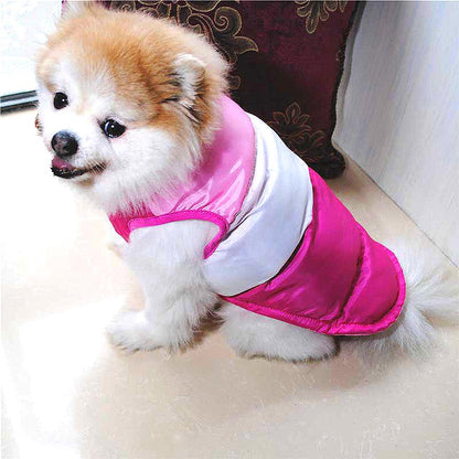 【犬服 犬 服 犬の服】3カラーアウター【ドッグウェア ナイロン ペット アウトレット ダックス トイプードル チワワ 服 タムベディ かっこいい ダウン風(中綿) カニヘンダックス】[CN]