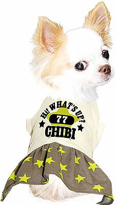 【犬服 犬 服 秋冬 犬の服 名入れ】愛犬のお名前入り 77スター ワンピース【ドッグウェア ペット 星柄 フレアスカート ぺット トイプードル チワワ ダックス おしゃれ コーギー タムベディ】(H/)