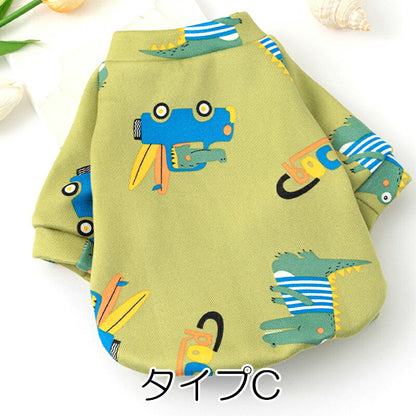 【犬服 犬 服 犬の服 秋服 冬服用】《名入れ可能》アクティブシャツ【裏起毛 かわいいドッグ ペット ウェア ダックス トイプードル チワワ タムベディ かわいい パピヨン】[CN]