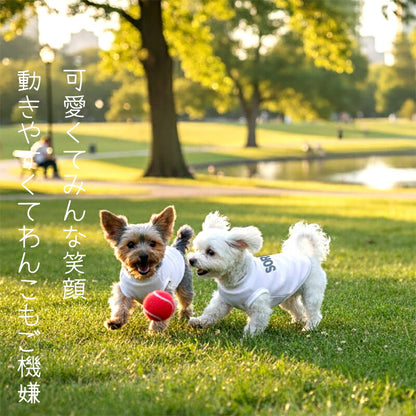 【犬服 犬 服 秋冬 犬の服 名入れ】愛犬のお名前入り エアリーミストシャツ【日本製 ナチュラル シンプル チワワ ダックス トイプードル かわいい ヨーキー タムベディ】(O/3/RI/H/)