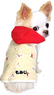 【犬服 犬 服 秋冬 犬の服 名入れ】愛犬のお名前入り 赤い帽子のかわいいパーカー【ドッグウェア クリスマス 雪だるま チワワ ダックス トイプードル かわいい シーズー タムベディ】[GI](O/B/T/L/)