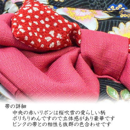 【犬服 犬 服 犬の服 秋冬服用】艶やか晴れ着 明里《名入れ可能》《コサージュ別売》【お正月 初詣 年賀状 七五三 女の子 着物 ドッグ ペット ウェア ダックス トイプードル チワワ タムベディ】