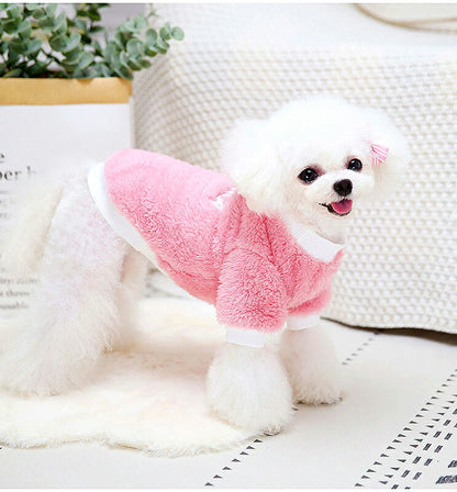 【犬服 犬 服 犬の服 秋服 冬服用】ふわふわアリゾナファー【ドッグウェア ボア マイヤーフリース パステルカラー 寒さ対策 ダックス トイプードル チワワ おしゃれ パグ タムベディ】[CN]