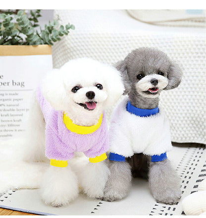 【犬服 犬 服 犬の服 秋服 冬服用】ふわふわアリゾナファー【ドッグウェア ボア マイヤーフリース パステルカラー 寒さ対策 ダックス トイプードル チワワ おしゃれ パグ タムベディ】[CN]