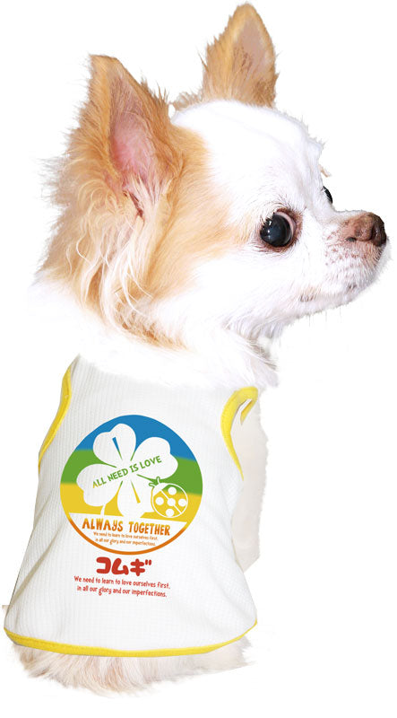 【犬 夏服 犬の服 名入れ 春服用】愛犬のお名前入り オールウェイトゥギャザー　中型犬用【ドッグウェア 接触冷感素材 冷房対策 ペット トイプードル チワワ タムベディ パピヨン】(O/B/T/H/)