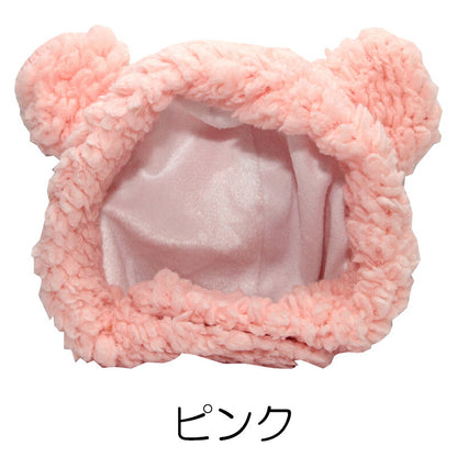 【犬服 犬 服 犬の服 秋服 冬服用】アニマルキャップ【クマ耳 パンダ耳 コスプレ スヌード ハロウィンドッグ ペット ウェア ダックス トイプードル チワワ タムベディかわいい ヨークシャー】[CN]