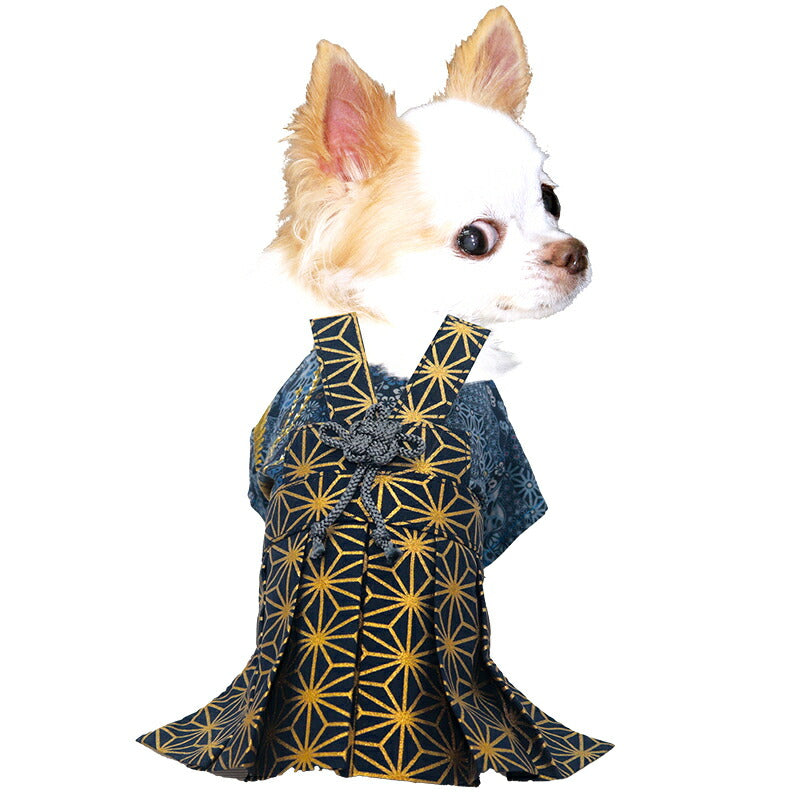 【犬服 犬 服 犬の服 秋服 冬服用】男振り袴 旭陽(あさひ)《名入れ可能》【日本製 和柄 お正月 初詣 七五三 はかまドッグ ペット ウェア ダックス トイプードル チワワ タムベディ かっこいい ポメラニアン】