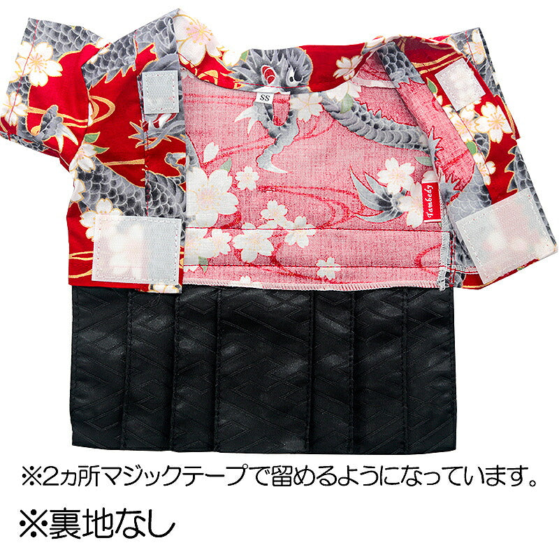 【犬服 犬 服 犬の服 秋服 冬服用】男振り袴 飛鳥(あすか)《名入れ可能》【日本製 和柄 お正月 初詣 七五三 はかまドッグ ペット ウェア ダックス トイプードル チワワ タムベディ 渋い シーズー】