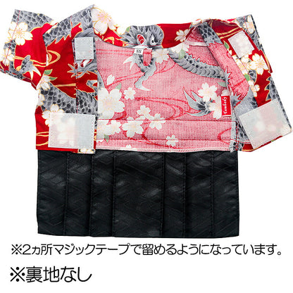 【犬服 犬 服 犬の服 秋服 冬服用】男振り袴 飛鳥(あすか)《名入れ可能》【日本製 和柄 お正月 初詣 七五三 はかまドッグ ペット ウェア ダックス トイプードル チワワ タムベディ 渋い シーズー】