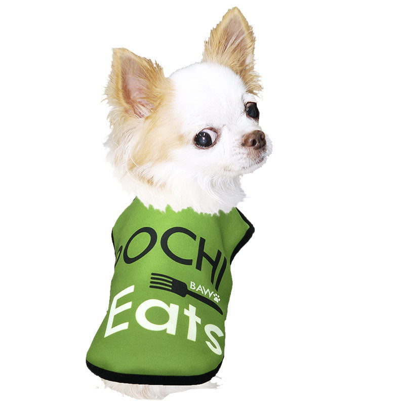 【犬服 犬 服 秋冬 犬の服 ドッグウェア 名入れ】愛犬のお名前入りバーウーイーツ【配達 出前 パロディ チワワ ダックス トイプードル おもしろい パグ タムベディ】(S/3/N/H/)