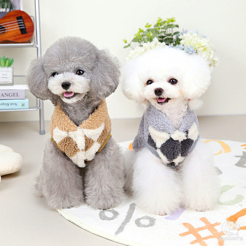 【犬服 犬 服 犬の服 秋服 冬服用】ビッグホワイトベアボアシャツ【シロクマ アップリケ ワッペン モコモコ 寒さ対策 防寒ドッグ ペット ウェア ダックス トイプードル チワワ タムベディおもしろ パグ 】[GI][CN]