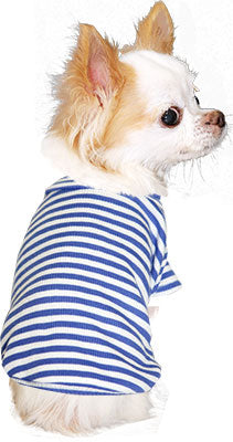 【犬服 犬 服 犬の服】ボーダーカットソー シャツ【ドッグウェア ペット 部屋着 チワワ ダックス トイプードル かわいい シーズー タムベディ】