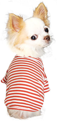 【犬服 犬 服 犬の服】ボーダーカットソー シャツ【ドッグウェア ペット 部屋着 チワワ ダックス トイプードル かわいい シーズー タムベディ】