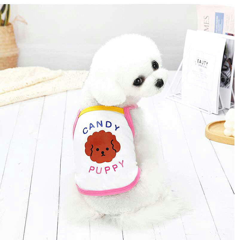 【犬 夏服 犬の服 春服用】キャンディキャミソール【ドッグウェア ペット アップル レモン チェック アウトレット ダックス トイプードル チワワ 服 タムベディ かわいい パピヨン】[CN]