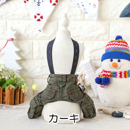 【犬服 犬 服 犬の服】チノパンツ【ドッグウェア ペット アウトレット ダックス トイプードル チワワ 服 タムベディ かっこいい ポメラニアン】[CN]