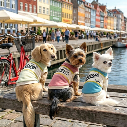 【犬服 犬 服 犬の服 秋服 冬服用】愛犬のお名前入りクラシック1924 【シャツ 袖あり 日本製 オリジナル ドッグ ペット ウェア ダックス トイプードル チワワ タムベディ おしゃれ ポメラニアン】(S/3/RI/H/)