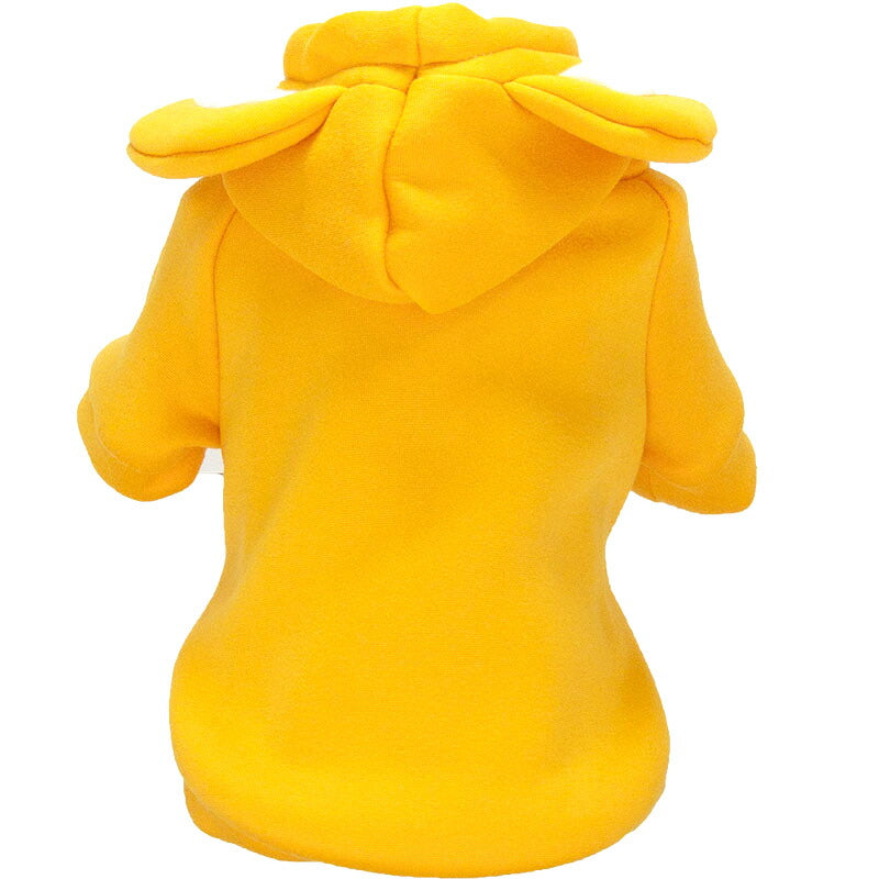 《名入れ可能》【犬服 犬 服 犬の服 名入れ 秋 冬用】カラフルモンキーパーカー【サル 耳付き お腹 裏起毛 ドッグ ペット ウェア ダックス トイプードル チワワ タムベディかわいい】[CN]
