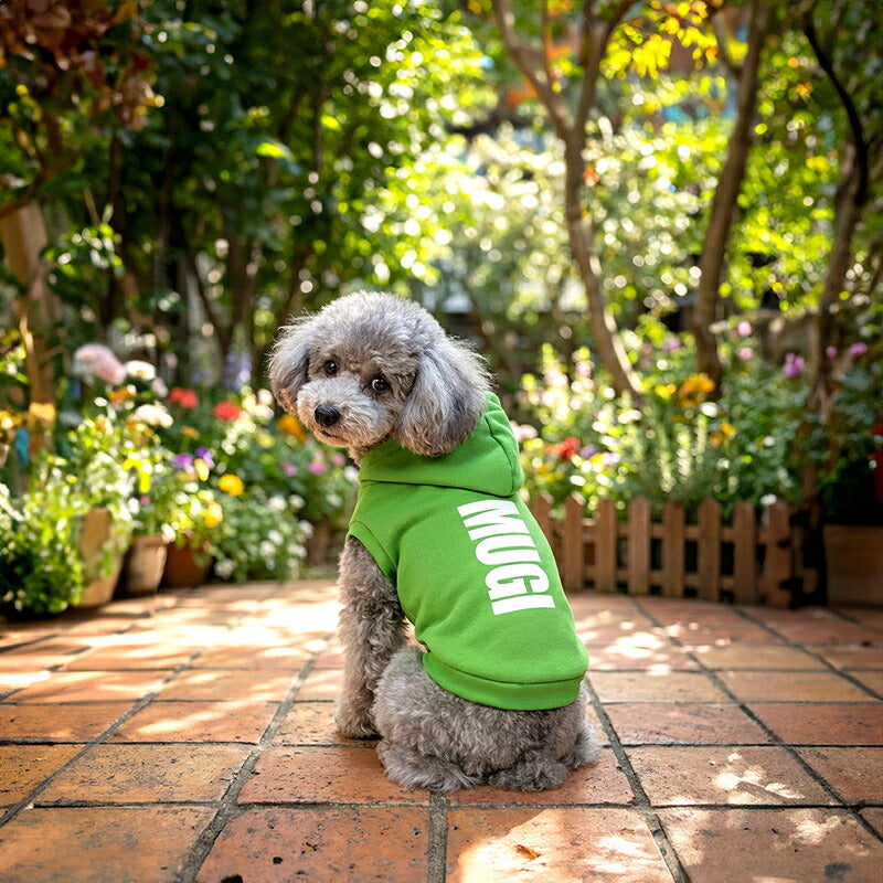 【犬服 犬 服 秋冬 犬の服 ドッグウェア 名入れ】愛犬のお名前入り カラフルパーカー【ダックス トイプードル チワワ おしゃれ ヨーキー タムベディ】(O/F/RI/L/)