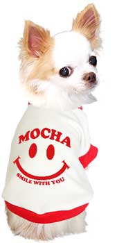 【犬服 犬 服 秋冬 犬の服 ドッグウェア 名入れ】愛犬のお名前入り カラフルスマイルウィズユー【ニコちゃん ダックス トイプードル チワワ おしゃれ ポメラニアン タムベディ】(O/3/RI/H/)
