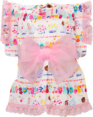 【犬 浴衣 犬の服】《名入れ可能》《コサージュ別売》カップケーキ★ゆかた(浴衣)【ドッグウェア ペット 着物 和柄 お祭り ダックス トイプードル チワワ タムベディ おしゃれ マルチーズ】