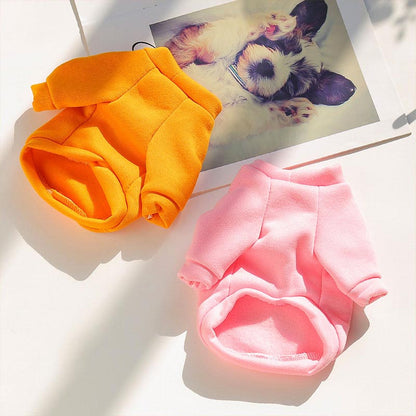 【犬服 犬 服 犬の服 春服 秋冬用】キュートフェイストレーナー【鳥 豚 犬 ワニ 裏起毛 袖ありドッグ ペット ウェア ダックス トイプードル チワワ タムベディかわいい パグ】[CN]