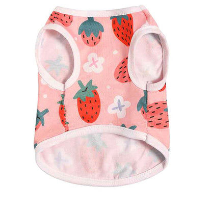 【犬 夏服 犬の服 春服用】キュートフレンドシャツ【ドッグウェア アイスクリーム アボカド アルファベット イチゴ ハート ねずみ ペット ダックス トイプードル チワワ タムベディ】[GI][CN]