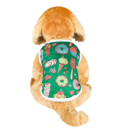 【犬 夏服 犬の服 春服用】キュートフレンドシャツ【ドッグウェア アイスクリーム アボカド アルファベット イチゴ ハート ねずみ ペット ダックス トイプードル チワワ タムベディ】[GI][CN]