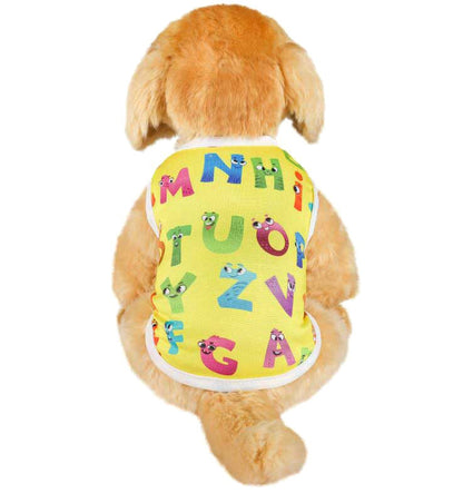 【犬 夏服 犬の服 春服用】キュートフレンドシャツ【ドッグウェア アイスクリーム アボカド アルファベット イチゴ ハート ねずみ ペット ダックス トイプードル チワワ タムベディ】[GI][CN]