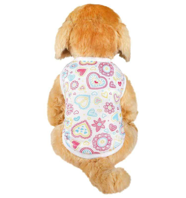 【犬 夏服 犬の服 春服用】キュートフレンドシャツ【ドッグウェア アイスクリーム アボカド アルファベット イチゴ ハート ねずみ ペット ダックス トイプードル チワワ タムベディ】[GI][CN]