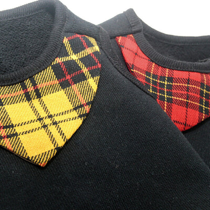 【犬服 犬 服 犬の服 名入れ 秋服 冬服用】愛犬のお名前入り キュートネックワンピース2【スカーフチェックプリーツおしゃれドッグ ペット ウェア ダックス トイプードル チワワ タムベディ美しい パピヨン】(O/F/L/)