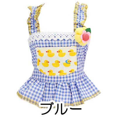 【犬 夏服 犬の服 春服用】キュートポケットキャミワンピース【ドッグウェア ペット ギンガムチェック ダックス トイプードル チワワ 服 タムベディ パグ 春服 夏服用】[CN][GI]