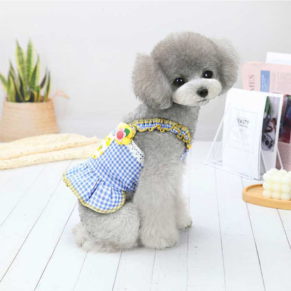 【犬 夏服 犬の服 春服用】キュートポケットキャミワンピース【ドッグウェア ペット ギンガムチェック ダックス トイプードル チワワ 服 タムベディ パグ 春服 夏服用】[CN][GI]