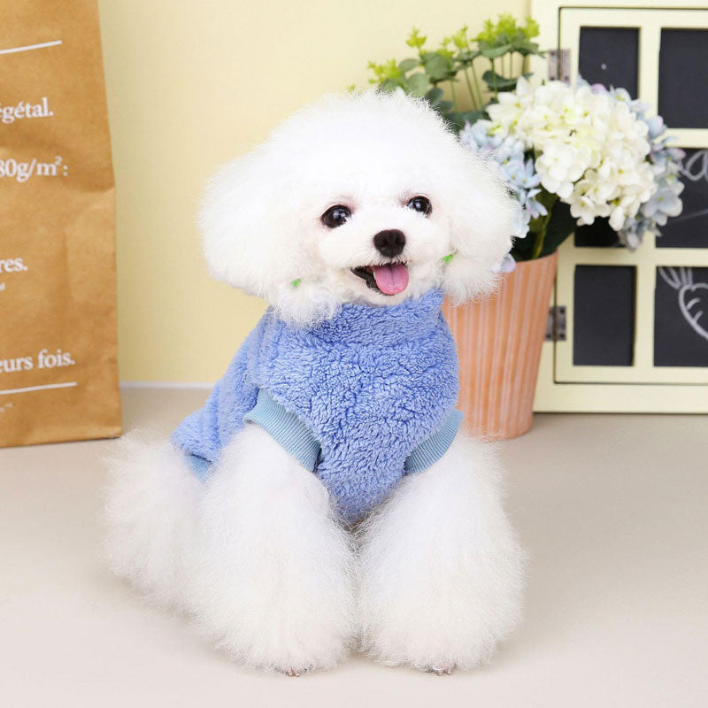 【犬服 犬 服 犬の服 秋服 冬服用】DADAGOUカラフルボア【モコモコ ふわふわ ビビッドカラー あったか 寒さ対策ドッグ ペット ウェア ダックス トイプードル チワワ タムベディ】[CN][GI]