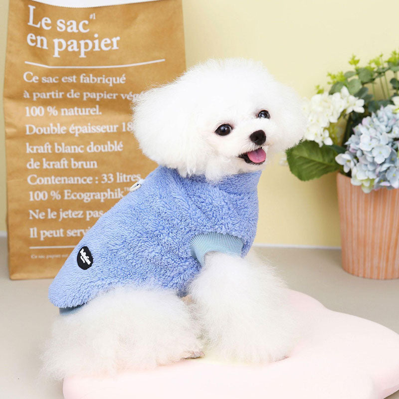 【犬服 犬 服 犬の服 秋服 冬服用】DADAGOUカラフルボア【モコモコ ふわふわ ビビッドカラー あったか 寒さ対策ドッグ ペット ウェア ダックス トイプードル チワワ タムベディ】[CN][GI]