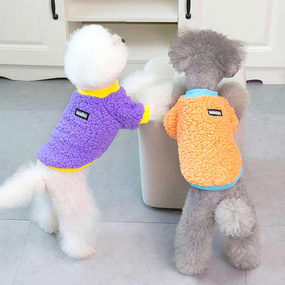 【犬服 犬 服 犬の服 秋服 冬服用】DADAモコモコシャツ【ドッグウェア ボア マイヤーフリース 寒さ対策 ドッグ ペット アウトレット ダックス トイプードル チワワ タムベディ あったか】[CN]