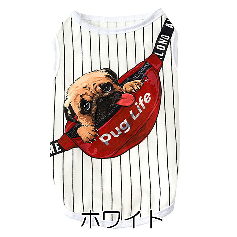 【犬服 犬 服 犬の服 秋服 冬服用】デイリーバッグシャツ《名入れ可能》【かばん くま 恐竜 カラフル 抜け毛対策 ドッグ ペット ウェア ダックス トイプードル チワワ タムベディおもしろい マルチーズ】[CN]