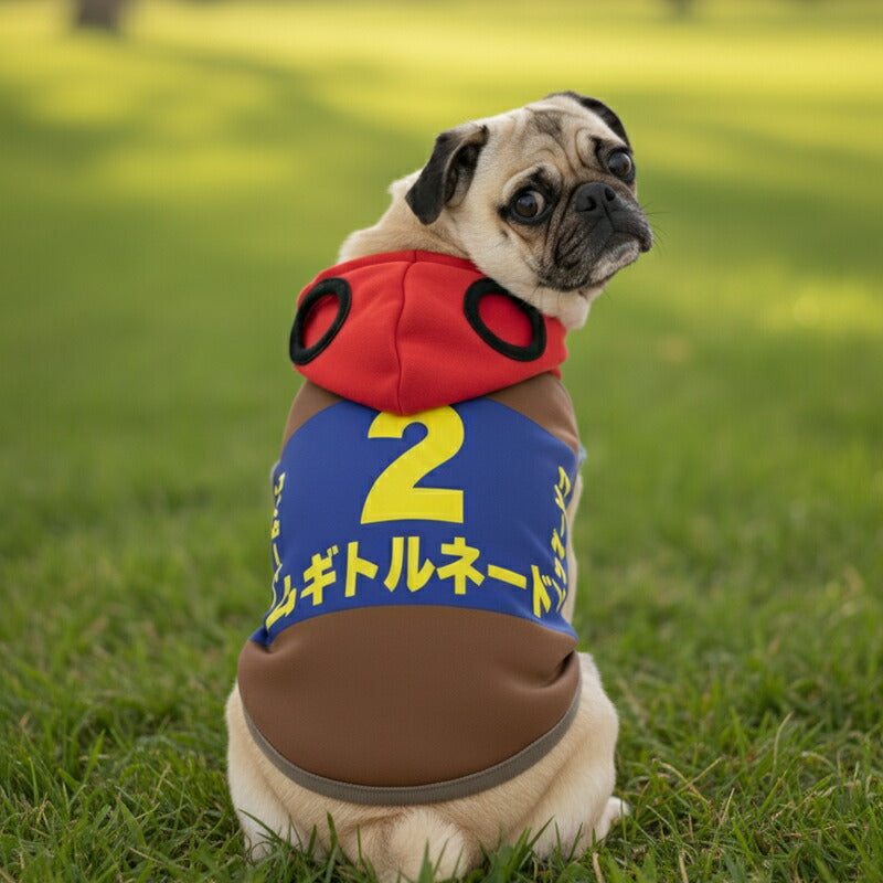 【犬服 犬 服 秋冬 犬の服 名入れ】愛犬のお名前入り わんこダービー【干支 午年 日本製 競馬  競走馬 パロディ  チワワ ダックス トイプードル おもしろ ヨーキー タムベディ】(S/3/N/H/)