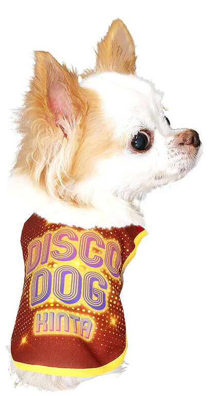 【犬服 犬 服 犬の服 名入れ 秋服 冬服用】愛犬のお名前入り ディスコドッグ【ドッグウェア ペット ダックス トイプードル チワワ タムベディおしゃれ】(S/3/N/H/)