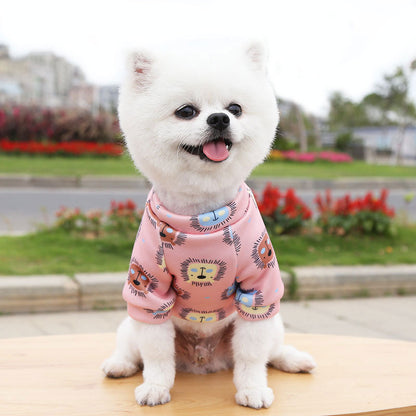 【犬服 犬 服 犬の服 冬服 秋服用】フレンドリーシャツ《名入れ可能》【裏起毛 あったか トレーナー 動物 カラフルドッグ ペット ウェア ダックス トイプードル チワワ タムベディ】[CN]