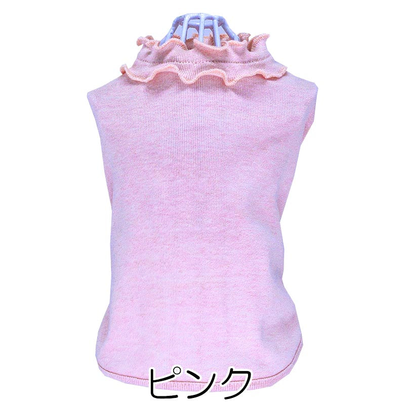【犬服 犬 服 犬の服 春夏服】フリルネックシャツ【人気ナンバーワン 杢ドッグ ペット ウェア アウトレット ダックス トイプードル チワワ タムベディ かわいい パピヨン】