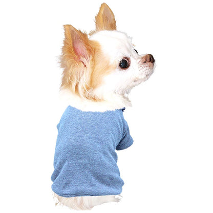 【犬服 犬 服 犬の服 春夏服】フリルネックシャツ【人気ナンバーワン 杢ドッグ ペット ウェア アウトレット ダックス トイプードル チワワ タムベディ かわいい パピヨン】