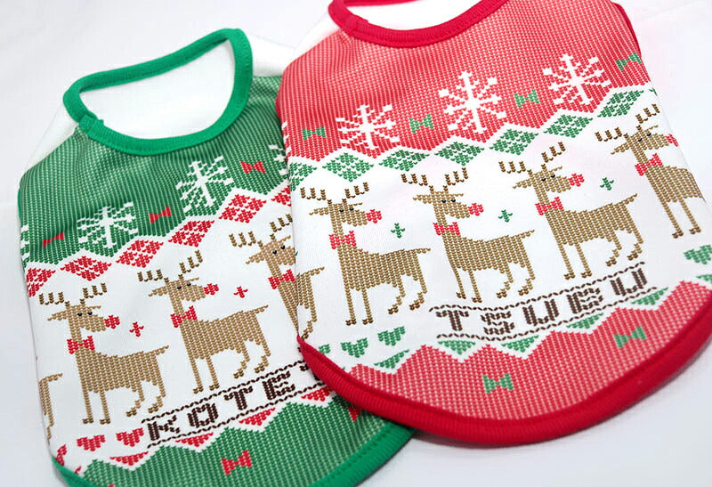 【犬服 犬 服 犬の服 秋服 冬服用】愛犬のお名前入り ファンウィンターシャツ【トナカイ クリスマス 雪の結晶 日本製ドッグ ペット ウェア ダックス トイプードル チワワ タムベディ かわいい シーズー】(S/3/N/H/)