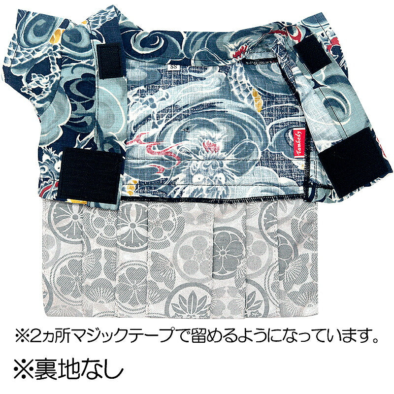 【着物 犬 服 犬の服 秋服 冬服用】男振り袴 風雅(ふうが)《名入れ可能》【日本製 和柄 お正月 初詣 七五三 はかまドッグ ペット ウェア ダックス トイプードル チワワ タムベディ 男らしい ポメラニアン】