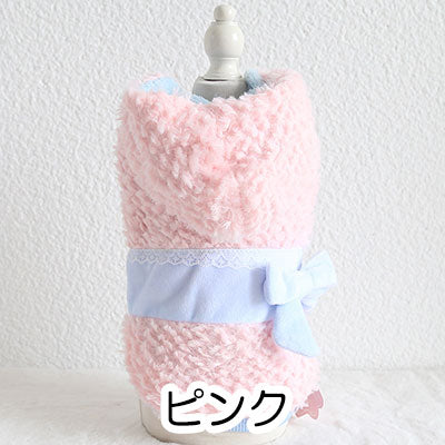 【犬服 犬 服 秋冬 犬の服】フワリボンコート アウター【ドッグウェア ペット アウトレット フリース マイヤー ボア ダックス トイプードル チワワ 服 タムベディ かわいい ヨーキー】[CN]