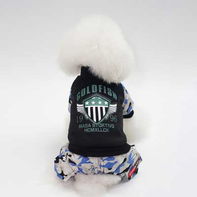 【犬服 犬 服 犬の服 ドッグウェア】ゴールドフィッシュカバーオール【ペット アウトレット ダックス トイプードル チワワ 服 タムベディ かっこいい パグ ロンパース】[CN][GI]