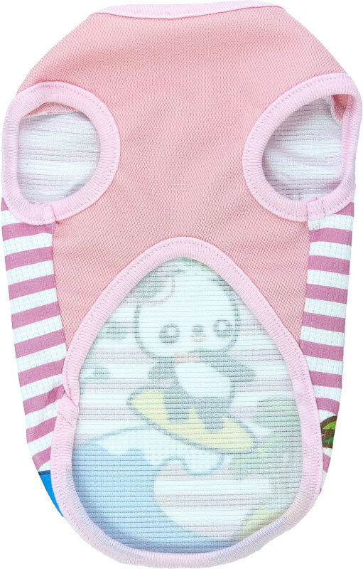 【犬 夏服用 犬の服 名入れ 春服】ひんやり 接触冷感素材 クール 愛犬のお名前入りゴーパンダゴーシャツ【ドッグウェア トイプードル チワワ かわいい パグ 暑さ対策 熱中症対策 タムベディ】(S/B/N/H/)