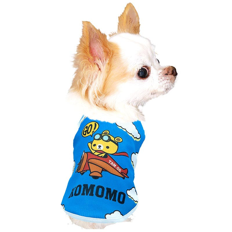 【犬服 犬 服 犬の服 名入れ 夏服 春夏服用】愛犬のお名前入り 接触冷感素材クール ゴープレーン シャツ【接触接触冷感素材 ベア ドッグ ペット ウェア ダックス トイプードル チワワ タムベディ シーズー】(S/B/N/H/)