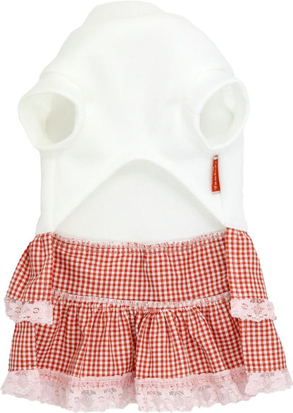 【犬服 犬 服 犬の服 名入れ】愛犬のお名前入り ハピワンピース【ドッグウェア ペット 女の子 カエル フリル トイプードル チワワ ダックス かわいい マルチーズ タムベディ】(H/)