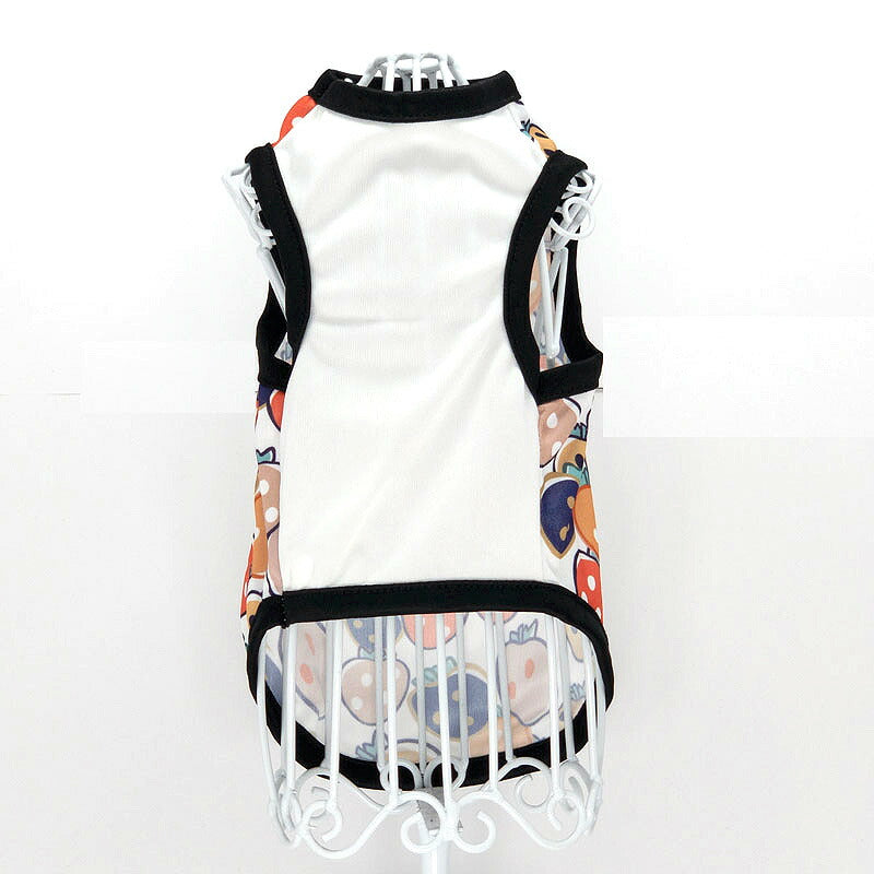 【犬服 犬 服 犬の服 春服 夏服用 】《名入れ可能》ハッピーフレンドシャツ【ドッグウェア パンダ ネコ サル イチゴ ペット ダックス トイプードル チワワ タムベディおもしろい】[CN][GI]