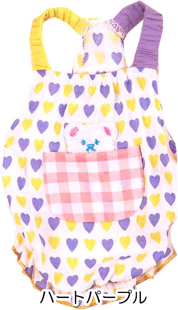 【犬服 犬 服 犬の服 名入れ 春服 夏服用 】ハートベアキャミソール【ドッグウェア チェックポケット ハートマーク ペット ダックス トイプードル チワワ タムベディ愛らしい】[CN]